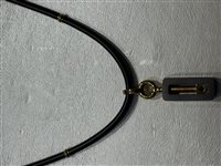 Necklace Zancan Man in Gold Zaffiro 0.04 Ct EXC004GB - EXC004GB